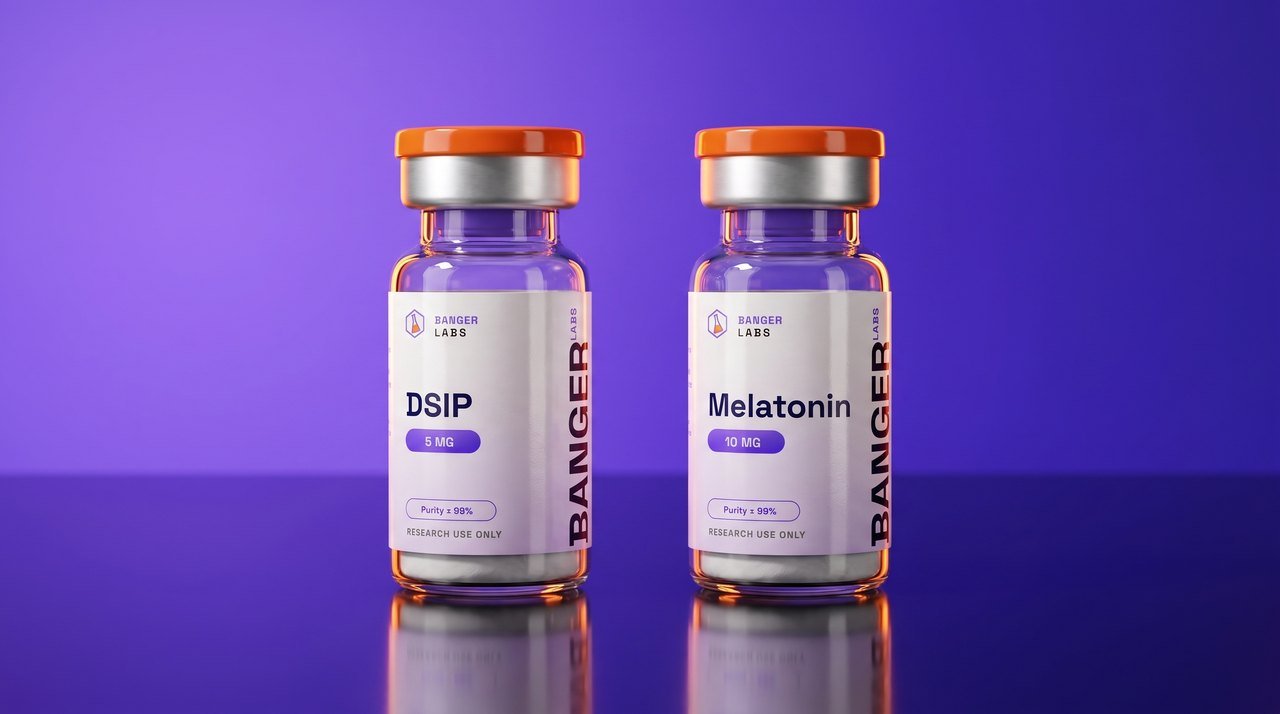 DSIP vs Melatonin research peptides