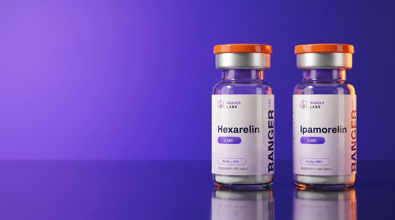 Hexarelin vs Ipamorelin research peptides