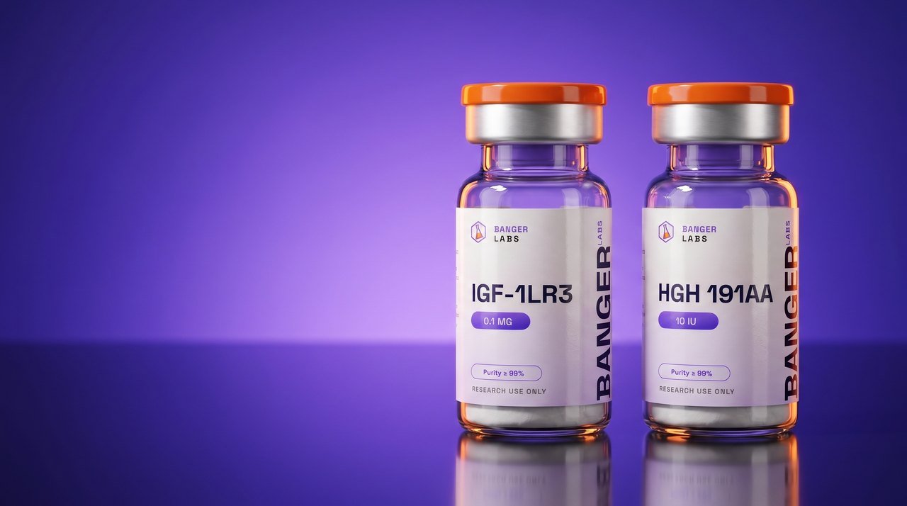IGF-1 LR3 vs HGH 191AA research peptides
