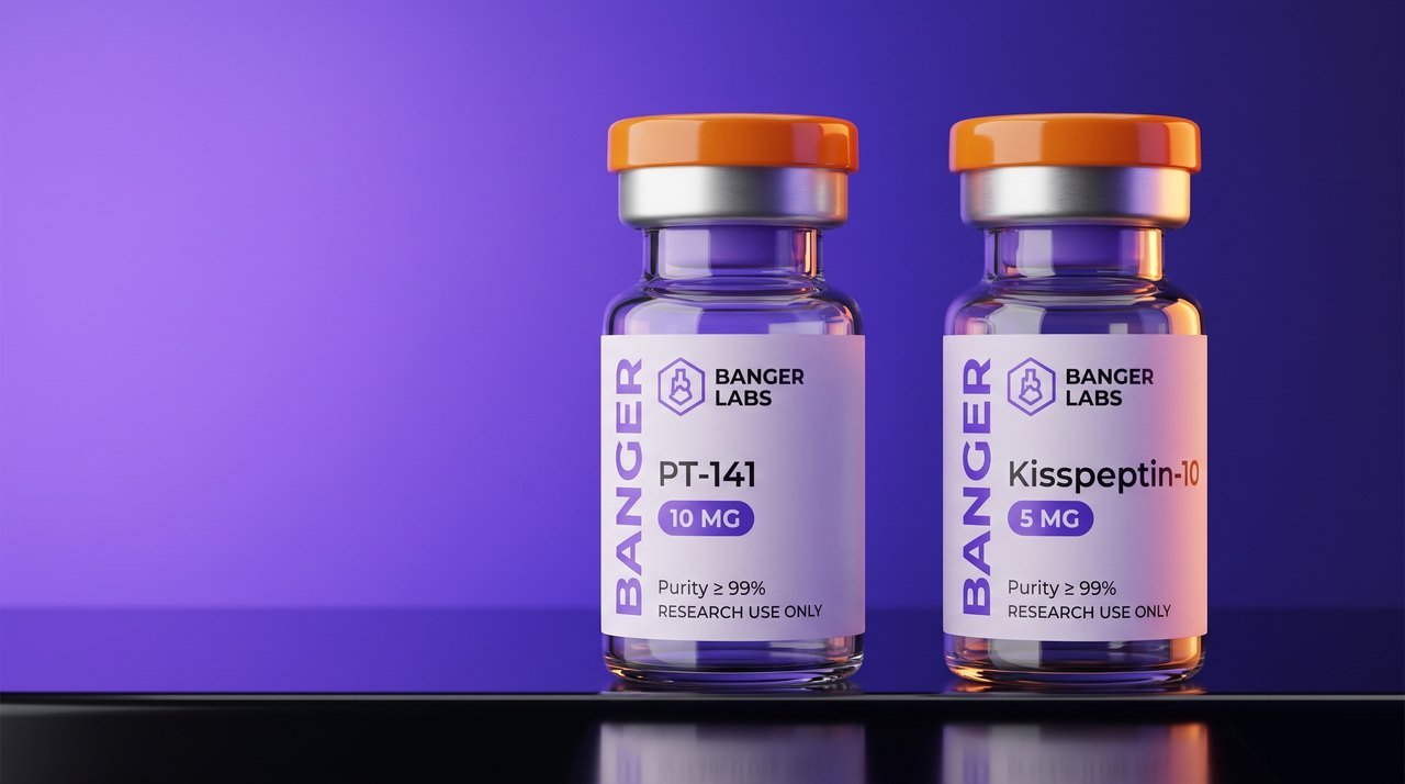 PT-141 vs Kisspeptin-10 research peptides