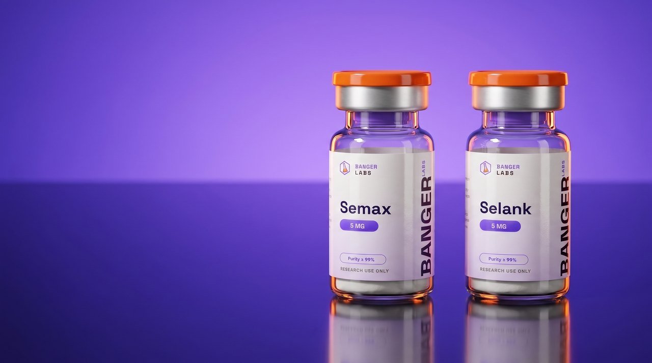 Semax vs Selank research peptides