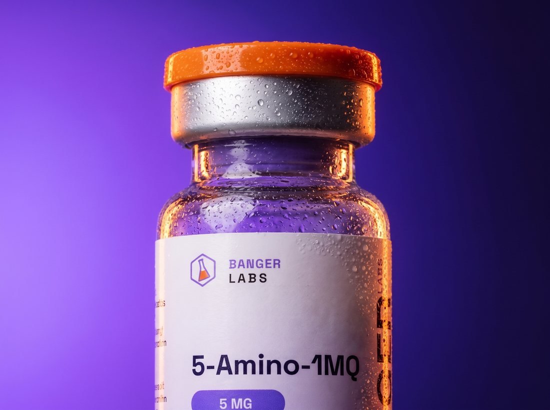 5-Amino-1MQ vial — research-grade detail