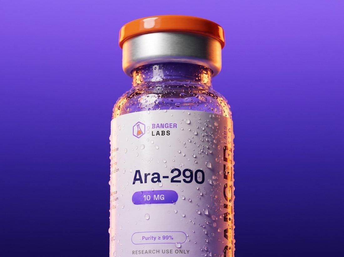 ARA-290 vial — research-grade detail