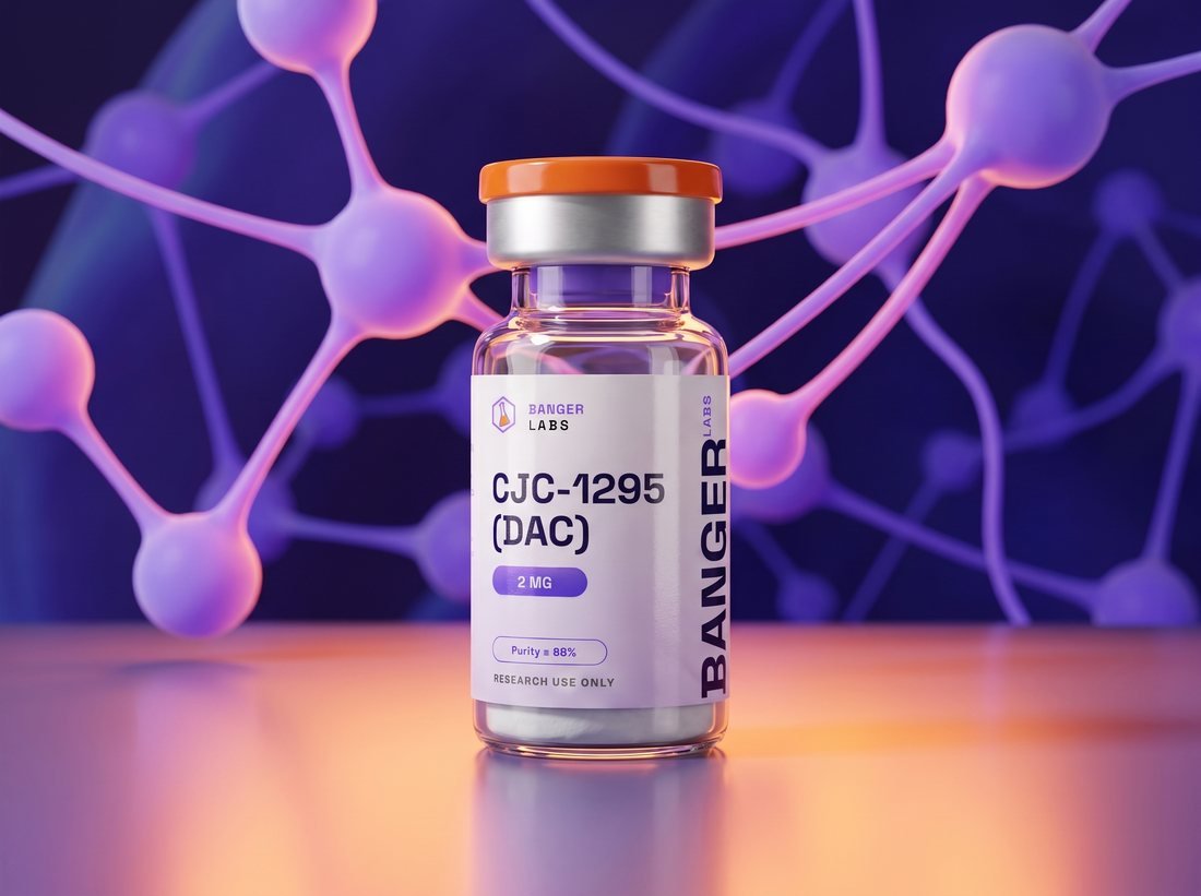 CJC-1295 with DAC — receptor & cell-signaling research illustration