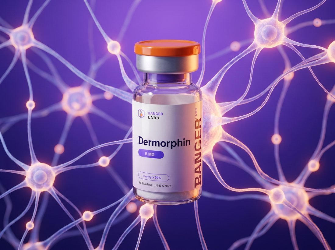 Dermorphin — receptor & cell-signaling research illustration
