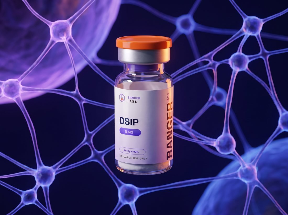 DSIP — receptor & cell-signaling research illustration