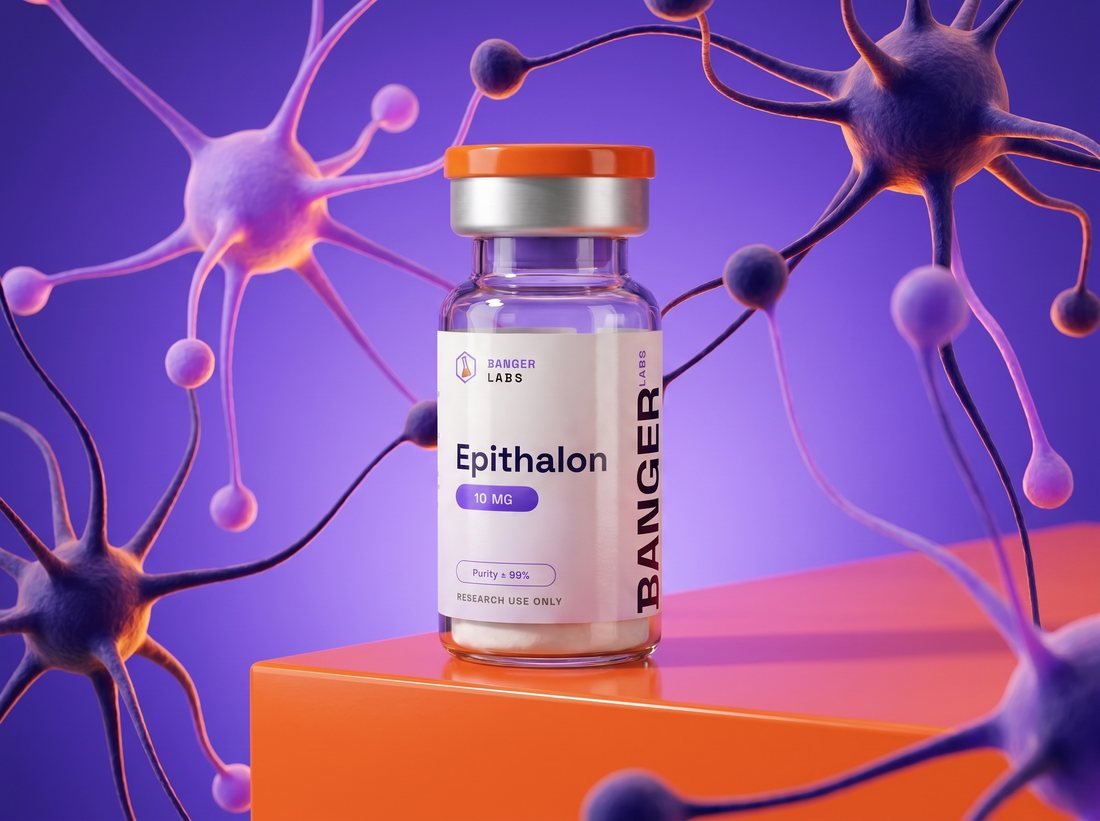 Epithalon — receptor & cell-signaling research illustration