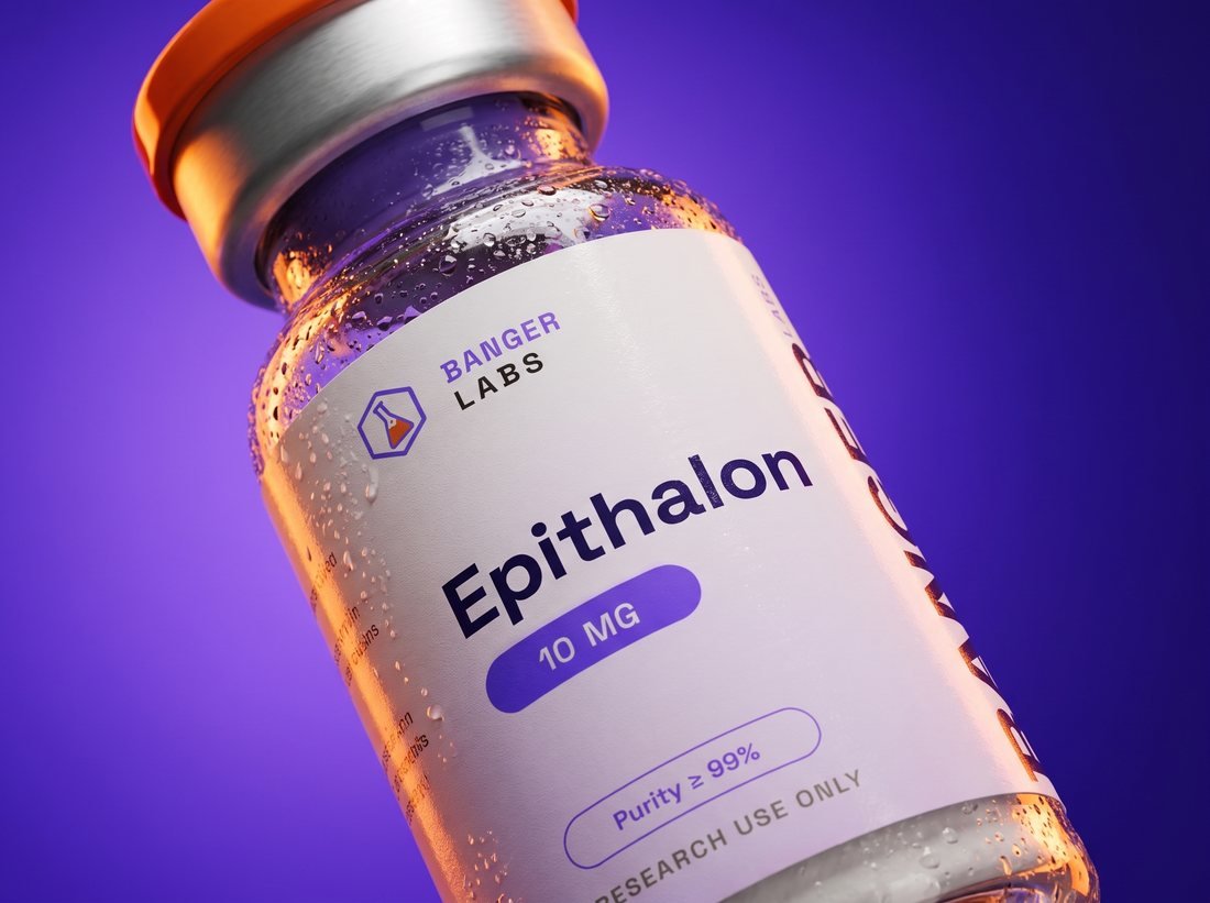 Epithalon vial — research-grade detail