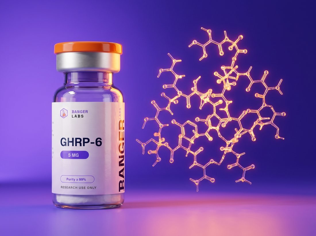 GHRP-6 — molecular structure (research illustration)