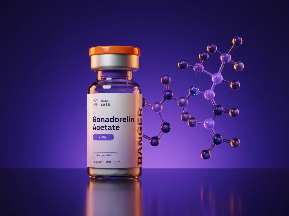 Gonadorelin — molecular structure (research illustration)