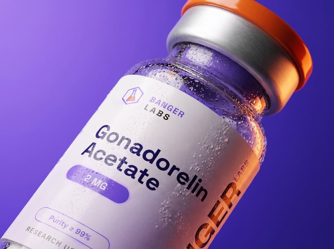 Gonadorelin vial — research-grade detail
