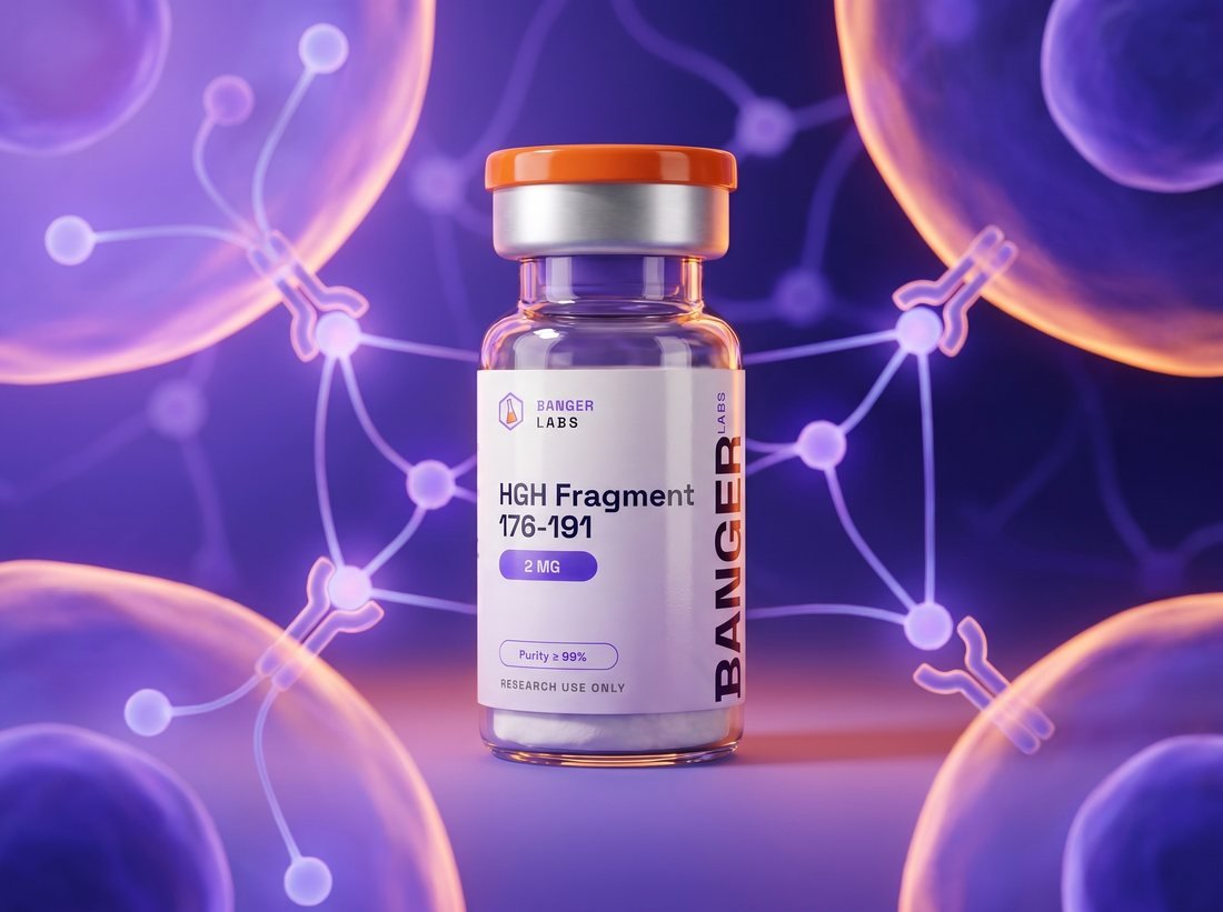 HGH Fragment 176-191 — receptor & cell-signaling research illustration
