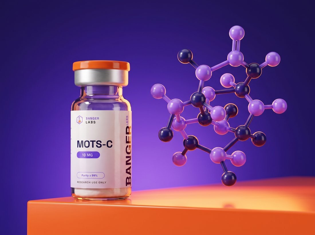 MOTS-c — molecular structure (research illustration)