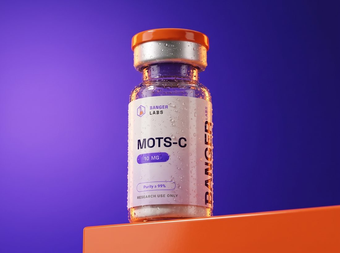 MOTS-c vial — research-grade detail