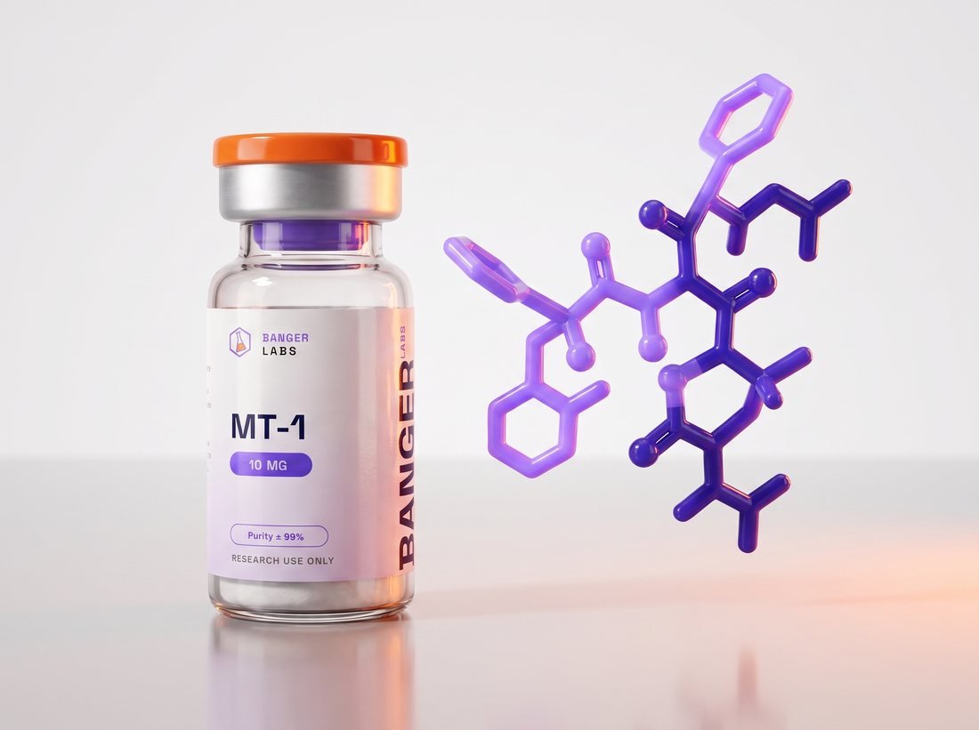 Melanotan I — molecular structure (research illustration)