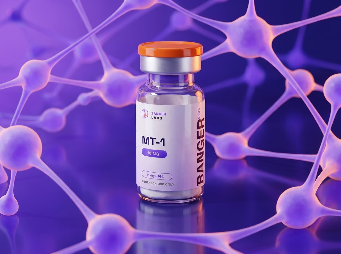 Melanotan I — receptor & cell-signaling research illustration