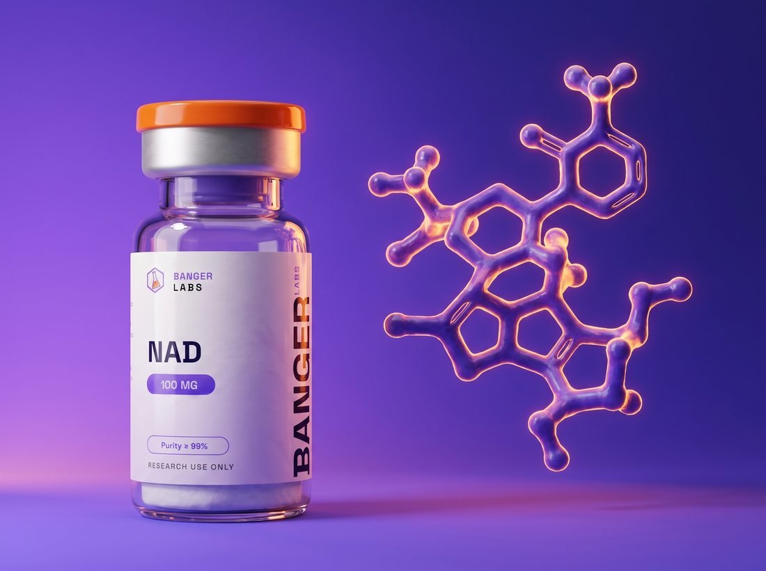 NAD+ — molecular structure (research illustration)
