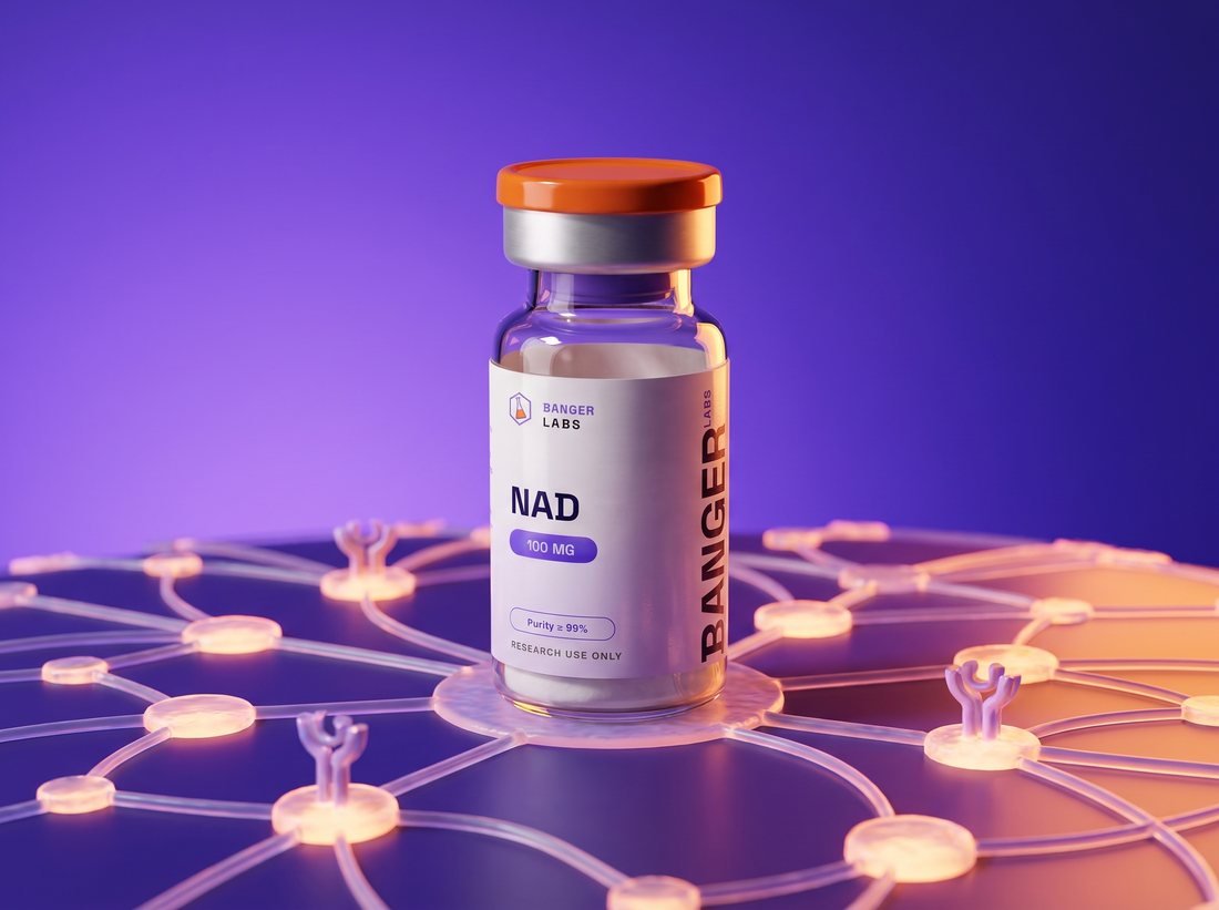 NAD+ — receptor & cell-signaling research illustration