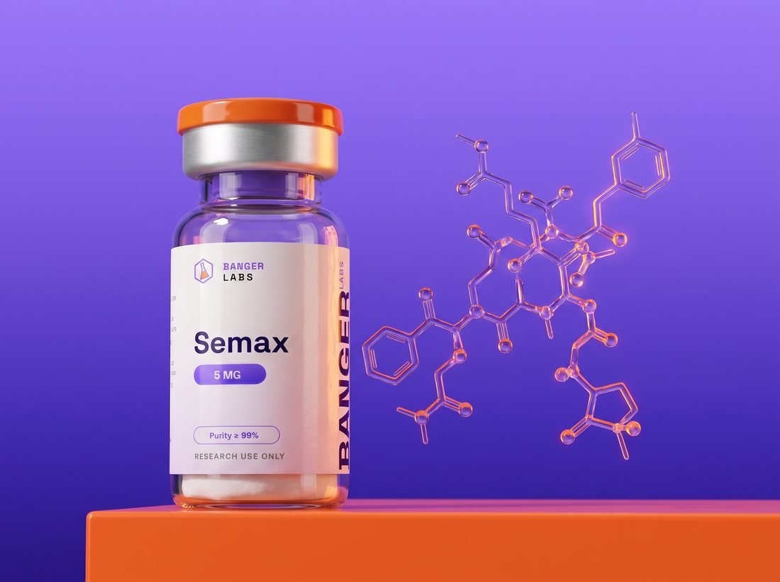 Semax — molecular structure (research illustration)