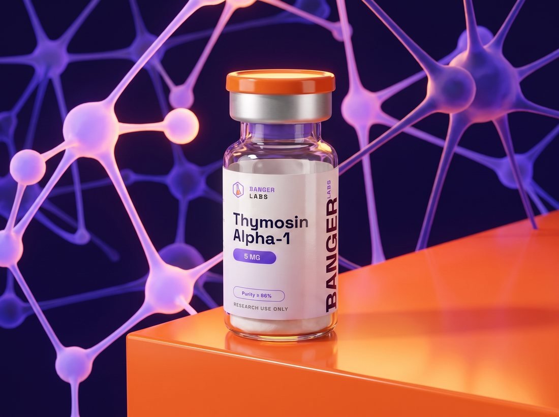 Thymosin Alpha-1 — receptor & cell-signaling research illustration