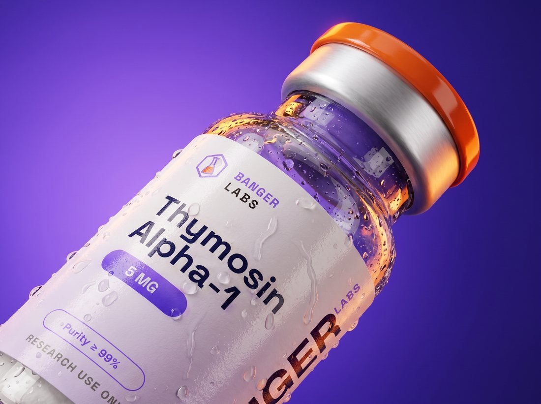 Thymosin Alpha-1 vial — research-grade detail
