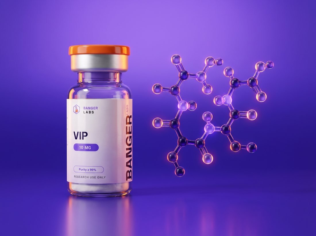 VIP — molecular structure (research illustration)