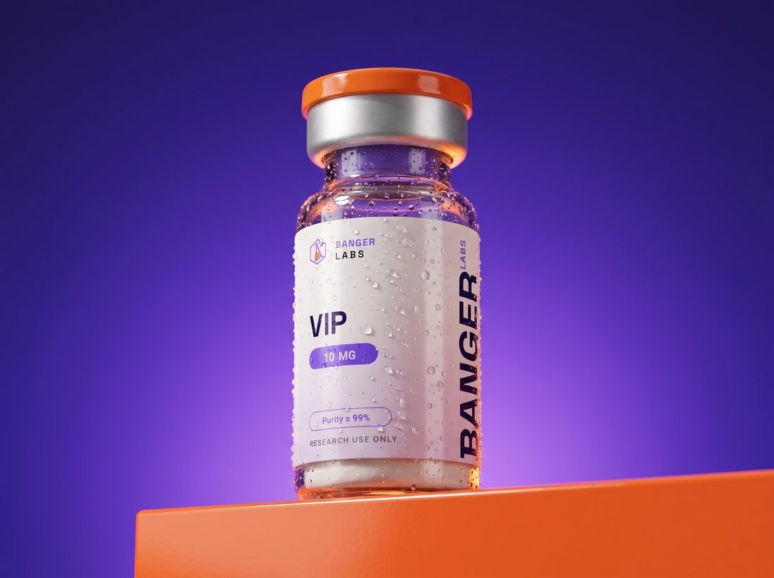VIP vial — research-grade detail